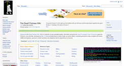 Desktop Screenshot of dwarffortresswiki.org