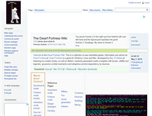Tablet Screenshot of dwarffortresswiki.org